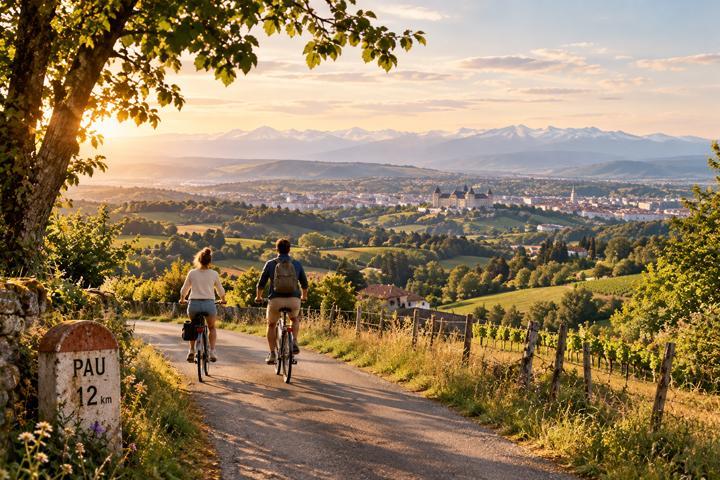 Une balade à vélo vers Pau